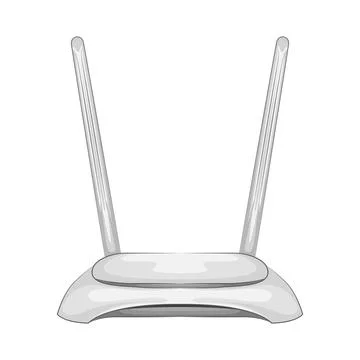 Router Illustration Stock Illustration