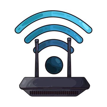 Router illustration Stock Illustration