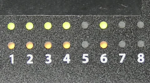 Router leds Stock Footage 12095837