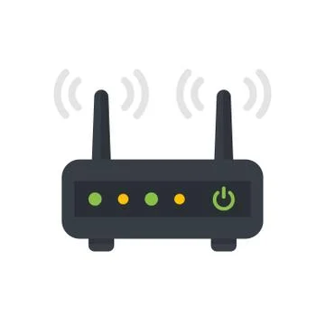 Router, modem vector illustration Stock Illustration