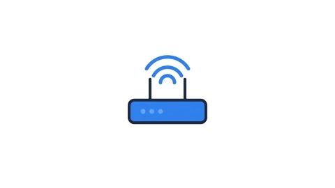 Router Offline Vídeo Stock 344093693