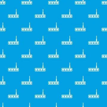 Router pattern seamless blue 스톡 일러스트