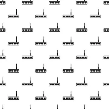 Router pattern, simple style Stock Illustration