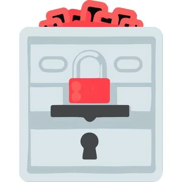 Router Protection Digital Safety Eavesdropping Encryption 스톡 일러스트