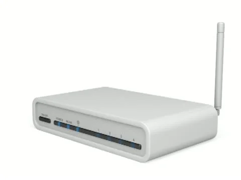 Router WEB BIG Stock Footage