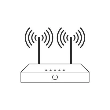 Router wifi icon Stock Illustration