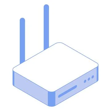 Router wifi Stock Illustration