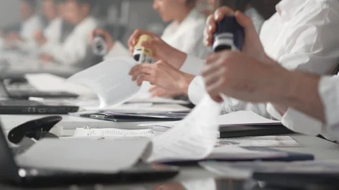 Routine office work. Stock Footage 91467291