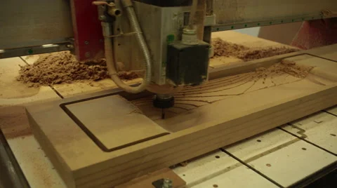 Routing matrix CNC Stock Footage 54664762