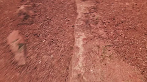 Rover landing on Mars 4k Stock Footage 247559866
