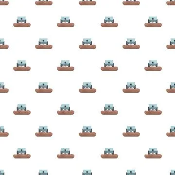 Rover pattern on martian surface for space exploration Illustrazione stock