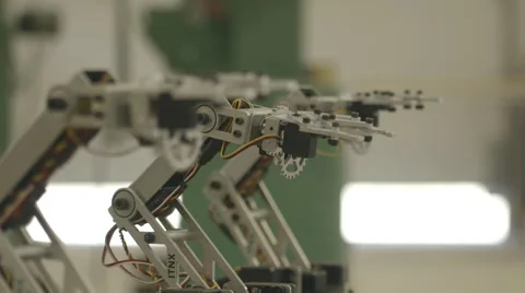 Rover Robot Rolling Next to a River Stock Footage 64354310
