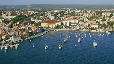 Rovinj aerial Stock-Footage 11681330