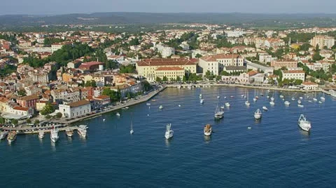 Rovinj aerial Stockbeeldmateriaal 11681448