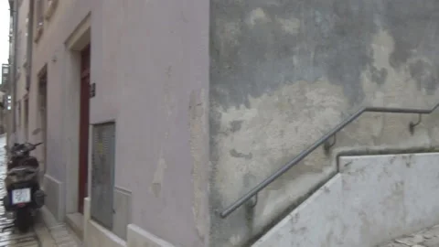 Rovinj streets, cafe 스톡 동영상 113076662