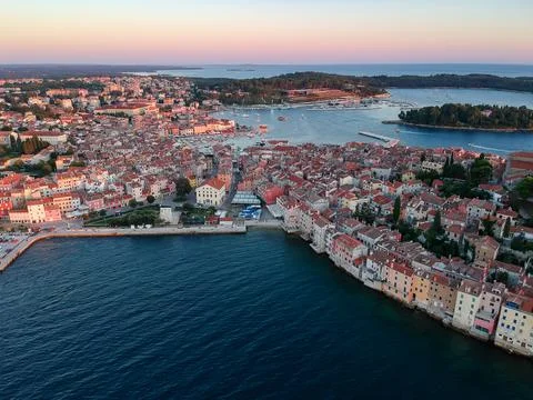 Rovinj Sunset Stock Photos