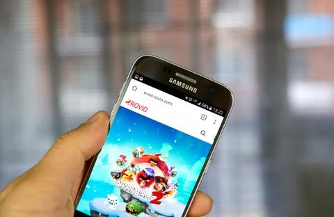 Rovio on the web. Stockfoto's