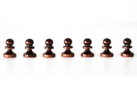 Row of black infantry Stock Photos