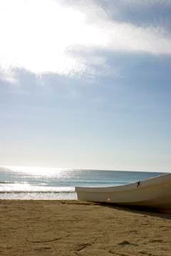 Row boat on Beach Stock Photos
