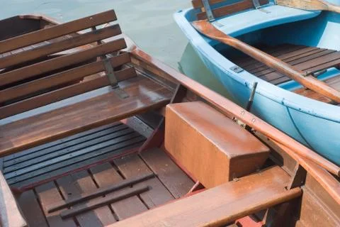 Row boats Foto stock