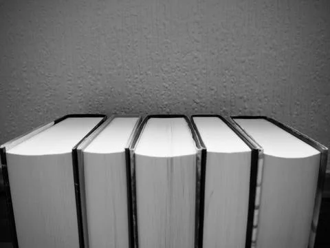Row of Books Stock Photos