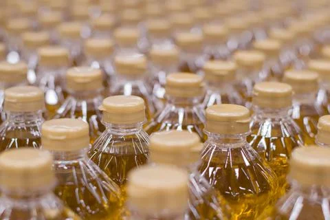 Row of bottle Stock Photos
