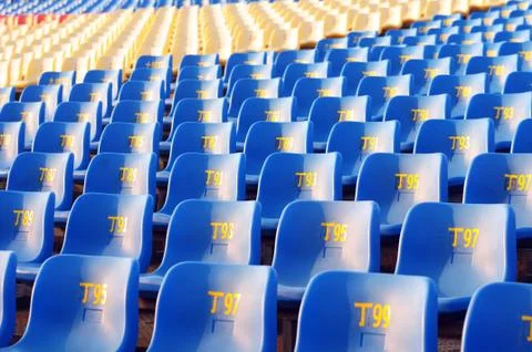 Row of chairs Stock Photos