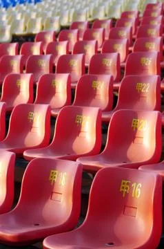 Row of chairs Stock Photos