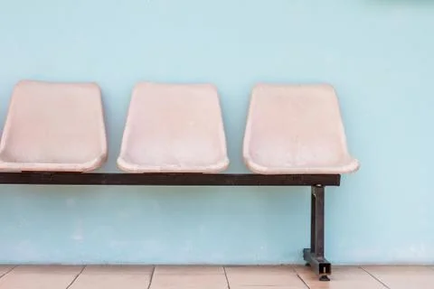Row of chairs Foto stock