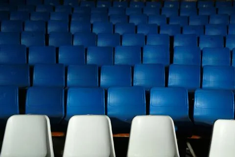 Row of chairs 스톡 사진
