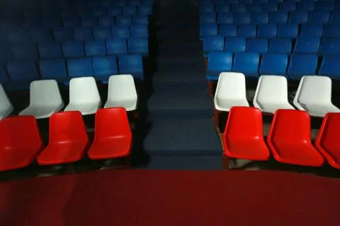 Row of chairs Stock Photos