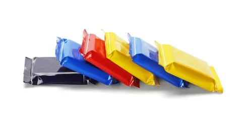 Row of Chocolate Bars Stock Photos