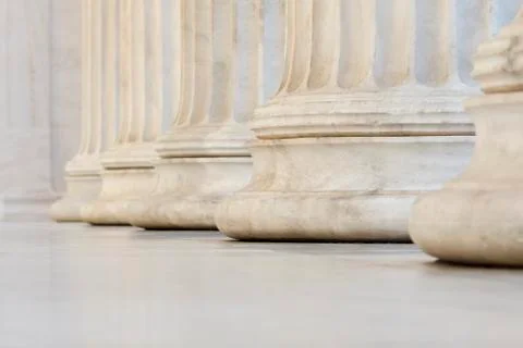 Row of columns Stock Photos