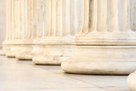 Row of columns Stock Photos