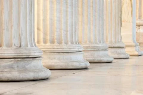Row of columns Stock Photos
