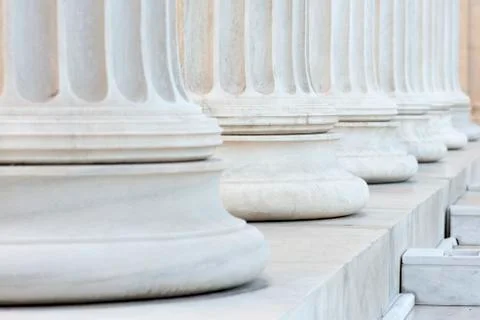 Row of columns Stock Photos