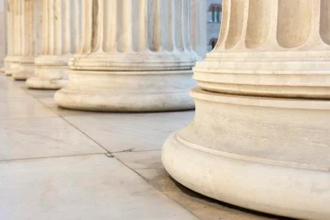 Row of columns Stock Photos