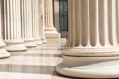 Row of columns Stock Photos