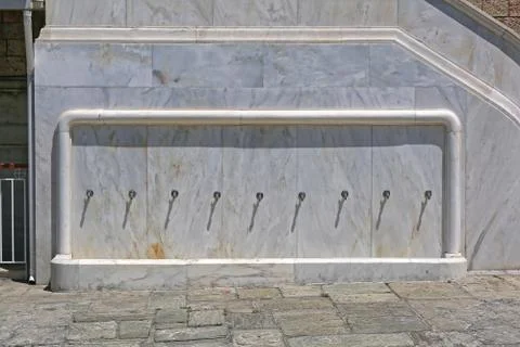 Row of Faucets Stock Photos