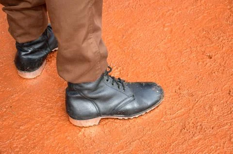 Row feet Stockfoto's