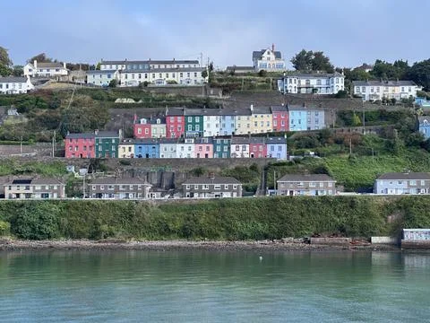 Row of houses in Cobh Stock Photos