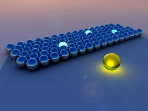 Row Illustrazione stock