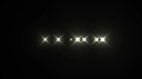 Row of  lights from a stage Stockbeeldmateriaal 40174454