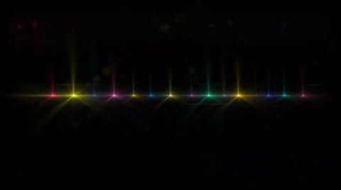 Row of  lights from a stage Stockbeeldmateriaal 45160008