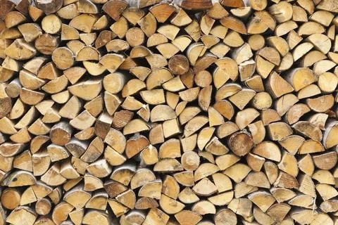 Row logs Fotos Stock
