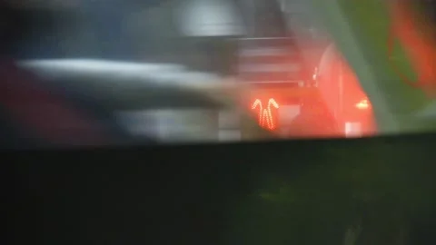 Row of pedestrians traffic light semaphore on avenue in Sao Paulo city Stock Footage 163393769