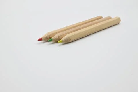 Row of pencils Stock-Fotos