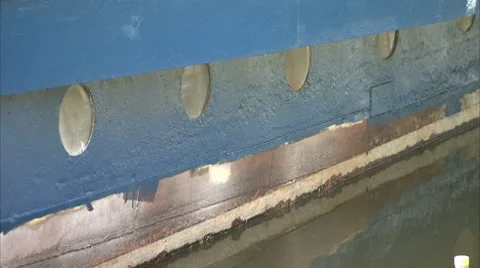 A row of Portholes Video stock 8829035