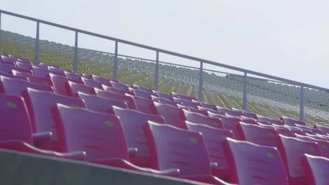 Row of seats, stadium Stock Footage 201318270