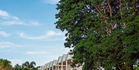 Row Of Triangle Shaped Roofs Stock Photos